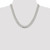 Sterling Silver 11.0mm Pav Curb Chain QCF300-20