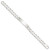Sterling Silver Curb Link ID Bracelet QID200-8.5
