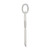 Sterling Silver Polished Cross Pendant QC9680