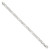 Sterling Silver 7.0mm Lightweight Flat Figaro Chain QMB180-8