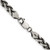 Sterling Silver Antiqued 6mm Round Spiga Chain QFC143-20
