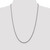 Sterling Silver Rhodium-plated 2.75mm Diamond-cut Rope Chain QDC060R-20