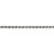 Sterling Silver Rhodium-plated 2.75mm Diamond-cut Rope Chain QDC060R-20