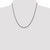 Sterling Silver Rhodium-plated 2.75mm Diamond-cut Rope Chain QDC060R-20