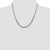 Sterling Silver 4.7mm Flat Curb Chain QLB120-20
