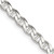 Sterling Silver 4.0mm D/C Flat Anchor Curb Chain QFAN100-24