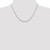 Sterling Silver 2mm Flat Link Cable Chain QFC196-18