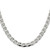 Sterling Silver 7.4mm D/C Flat Anchor Curb Chain QFAN200-20