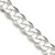 Sterling Silver 13mm Beveled Curb Chain QFB310-22