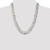 Sterling Silver 13mm Beveled Curb Chain QFB310-22