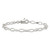 Sterling Silver 9inch Solid Polished Fancy Link Anklet QG1178-9