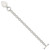 Sterling Silver Engraveable Heart Disc on Fancy Link Toggle Bracelet QG1161-8.75
