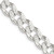 Sterling Silver 9.3mm Pav Curb Chain QCF250-24
