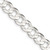 Sterling Silver 7.8mm Concave Beveled Curb Chain QCBC200-20