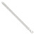 Sterling Silver 9.3mm Pav Curb Chain QCF250-8