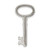 Sterling Silver Rhodium-plated Key Pendant QP1570