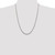Sterling Silver 2.5mm Solid Rope Chain QDR050-24