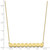 10k Yellow Gold 9 Letter Bubble Necklace 10XNA1317Y