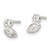 Sterling Silver Polished CZ Post Earrings QE15671