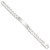 Sterling Silver Curb Link ID Bracelet QID201-7.5
