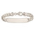 Sterling Silver Curb Link ID Bracelet QID199-7.5