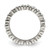 Sterling Silver Rhodium-plated CZ Eternity Band QR1294-7