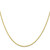 10k 1.5mm Diamond-cut Rope Chain 10K012-28