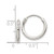 Sterling Silver 2mm Hoop Earrings QE4364
