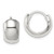 Sterling Silver Hinged Hoop Earrings QE3438