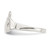 Sterling Silver Solid Claddagh Ring QR957-8
