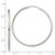 Sterling Silver 2mm Hoop Earrings QE4372