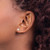 Sterling Silver Rhodium Plated 5-6mm Pink Round Freshwater Cultured Pearl Post Stud Earrings QE12720