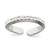 Sterling Silver Toe Ring QR632