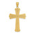 10K Diamond-cut Cross Pendant 10C4201
