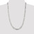 Sterling Silver 6.75mm Pav Flat Figaro Chain QFF180-26
