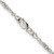 Sterling Silver 2.5mm Loose Rope Chain QFC45-20