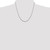 Sterling Silver 2.5mm Loose Rope Chain QFC45-20