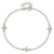 Sterling Silver Polished Butterfly 9in Plus 1in Ext Anklet QG4201-9