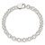 Sterling Silver 8.5inch Fancy Link Bracelet QH168-8.5