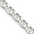 Sterling Silver 6.5mm D/C Flat Anchor Curb Chain QFAN180-20