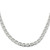 Sterling Silver 6.5mm D/C Flat Anchor Curb Chain QFAN180-20