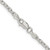 Sterling Silver 2.75mm Diamond-cut Forzantina Cable Chain QPE15-30