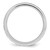 Sterling Silver Rhodium-plated 6mm Brushed Fancy Band Size 10.5 QWB110BRH-10.5