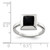 Sterling Silver Onyx Ring QR1068-8