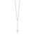 Sterling Silver Polished Rosary Necklace QH5123-16