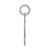 Sterling Silver/Rhodium-plated Polished Number 54 Charm QSS54