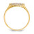 10k Two-tone with White Rhodium Sweet 15 CZ Heart Ring 10C1220