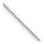Sterling Silver 1.25mm Beaded Chain QK80-16