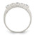 Sterling Silver Light Blue & White CZ Ring QR4401-7