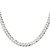 Sterling Silver 6.8mm Flat Curb Chain QLB180-20